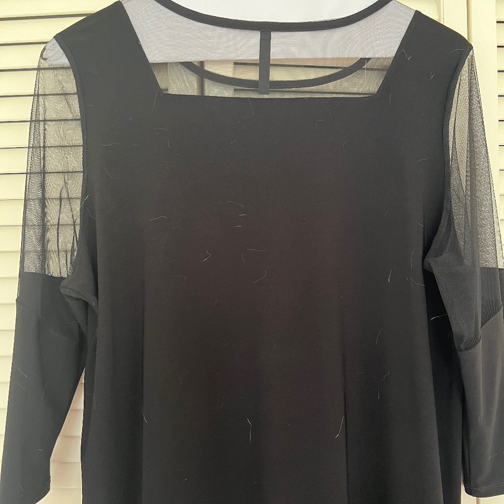 Black evening top